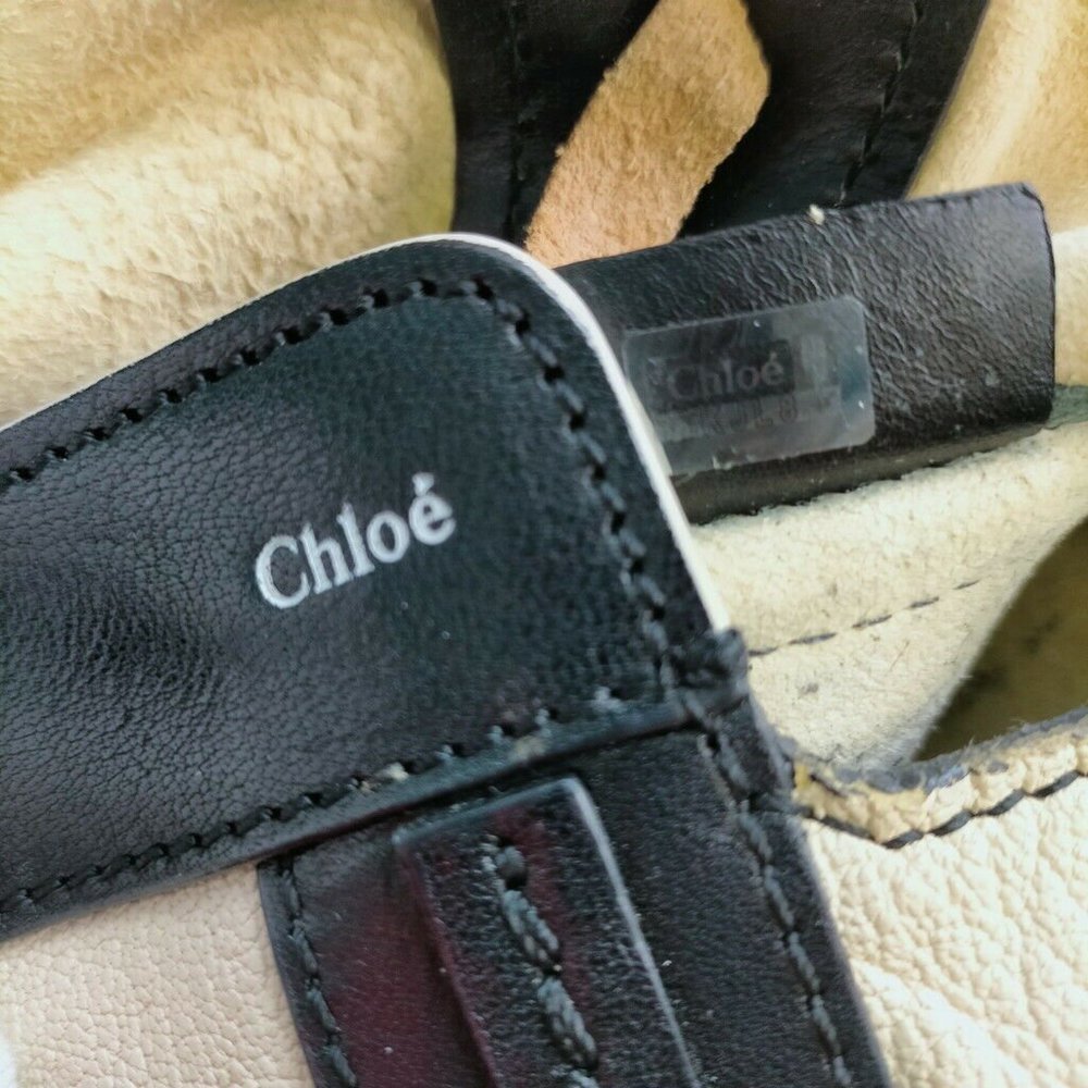 Auth Chloe Alison Tote Bag Leather #19302C46 - Picture 8 of 9